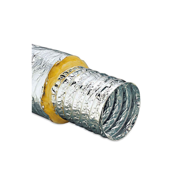 Aluminum foil composite retractable ventilation / Corrugated Pipe,PVC Flexible duct.