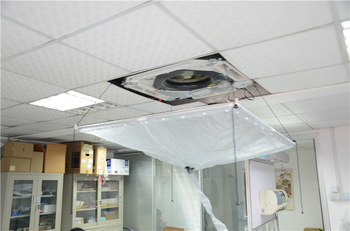 King Pump quickly assembled cassette or ceiling type professional air conditioner/conditioning cleaning cover tools