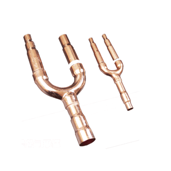 Air conditioner spare parts refnet joint or y branch joint copper <font color='red'>pipe</font> for vrv refnet joint