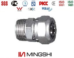 Compression Fitting - Brass Fitting - Male Straight