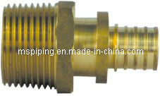 Pex / Sliding / Axial Press Fittings - Male Straight Connector
