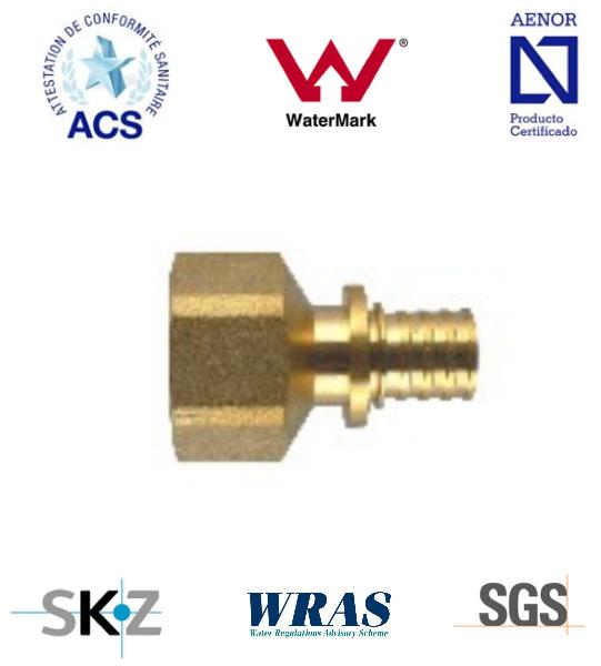 Pex Fitting - Sliding Fitting - Axial Press Fittings (Female Straight)