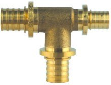 Pex / Sliding Press Fittings with Watermark- Reduced Tee