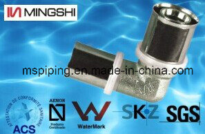 Brass Elbow Press Fitting for Plumbing System