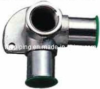 Screw Fittings in Brass Wall Plated Male Angle 2
