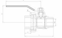 Brass Ball Valve with Certificate - PPR Female Valve