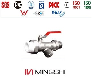 Brass Ball Valve with Certificate - PPR Filtering Valve