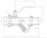 Brass Ball Valve with Certificate - PPR Filtering Valve