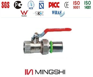 Brass Ball Valve with Certificate - Press Valve (Q11F-16T B)