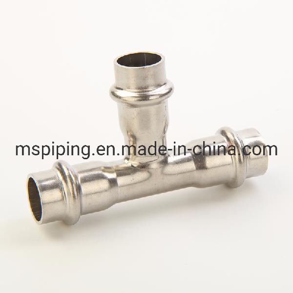<font color='red'>V</font> <font color='red'>Type</font> <font color='red'>Press</font> <font color='red'>Stainless</font> <font color='red'>Steel</font> Fitting-Tee