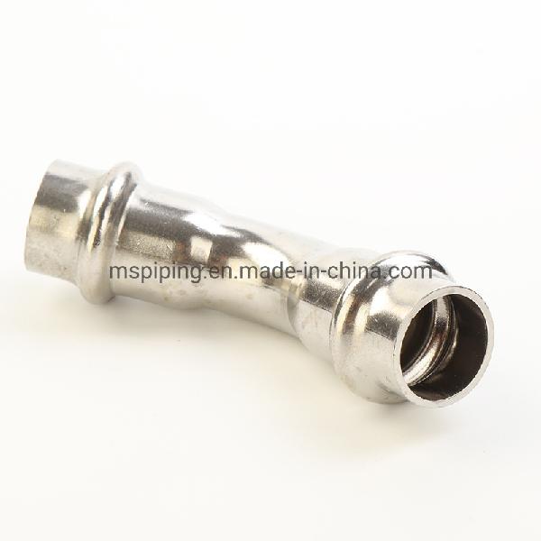 V Type Stainless Steel Fittings- 45 Degree Elbow at Good Price
