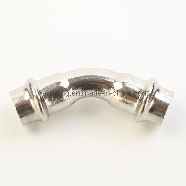 V Type Stainless Steel Fittings- 45 Degree Elbow at Good Price