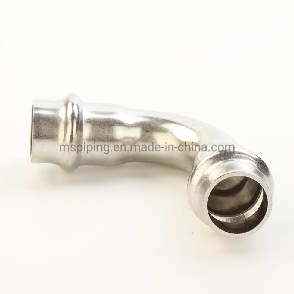 V Type Stainless Steel Fittings- 90 Degree Elbow at Good Price
