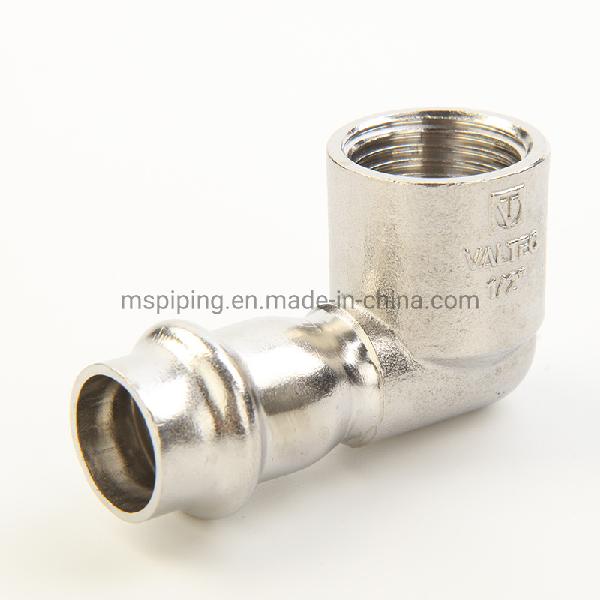 V Type Stainless Steel Fittings- Female Elbow at Good Price
