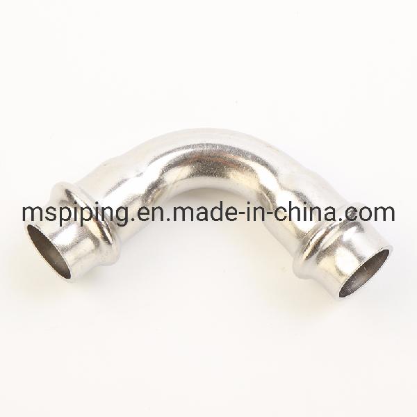 V Type Press Stainless Steel Fitting-Elbow