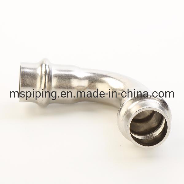 V Type Press Stainless Steel Fitting-Elbow