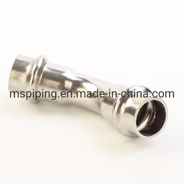 V Type Press Stainless Steel Fitting-Elbow
