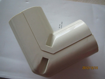 90 degree Vertical Type PVC Elbow Decoration Duct