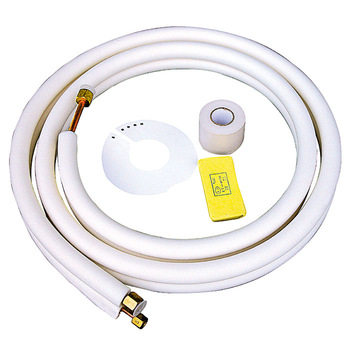 AC Copper Aluminum Connecting Pipe with White Twin Insulation Pipe