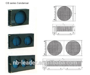 CB series cold room Fin type air cooled condenser