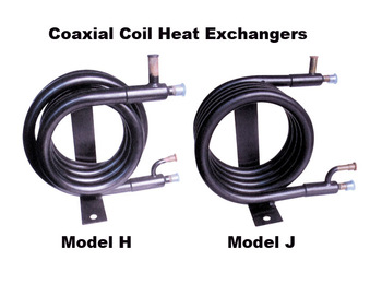 Coaxial Coil Heat Exchanger J Type