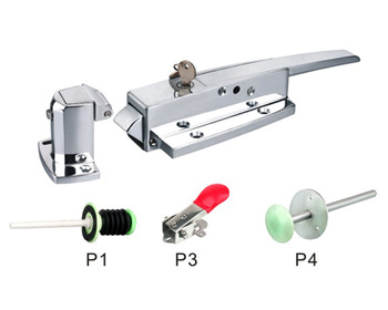 Cast Iron Spring loaded door latch YL-1700,refrigerator hinges latches
