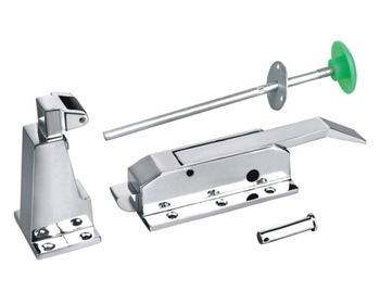 Cast Iron Spring loaded door latch YL-1700,refrigerator hinges latches