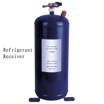 RESOUR Vertical Liquid Reservoir, Refrigeration Spare Parts Liquid Receiver, Refrigerant Receiver