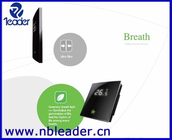 touch screen fan coil thermostat