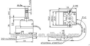 Bimetal Thermostat Liquid Expansion Temperature Controller