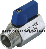 <font color='red'>Mini</font> <font color='red'>Ball</font> <font color='red'>Valve</font> with Internal and External <font color='red'>Thread</font>