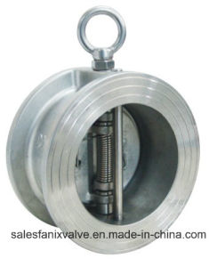 Wafer Type Double Disc Spring Check Valve H76