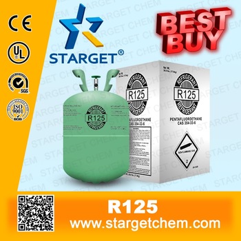 99.9% High Purity Hfc Blend R125 Pentafluoroethane