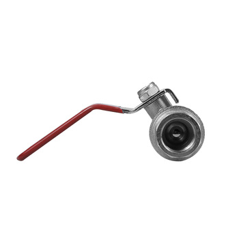 32mm Male Thread Brass Gas Angle Ball Valve With long Handle
