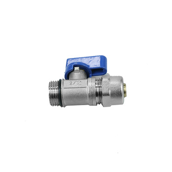 China Sunrise low cost brass lockable magnetic ball valve with lock