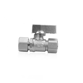 New design water meter pipe connection rotary actuator ball valve