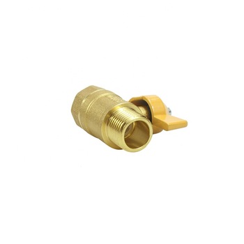 Chrome plated butterfly handle general use mini ball valve