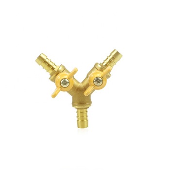 New design multipurpose brass ball valve with y type handle