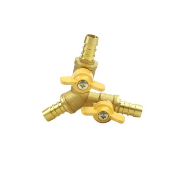 New design multipurpose brass ball valve with y type handle