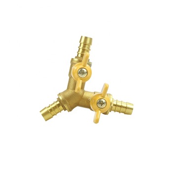 New design multipurpose brass ball valve with y type handle