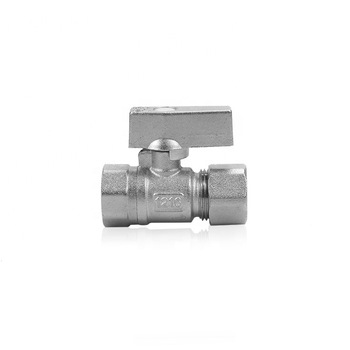 High quality double internal thread custom logo ball valve