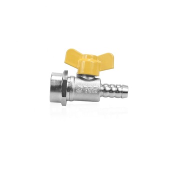 Factory wholesale low price gas ball valve with double mouth