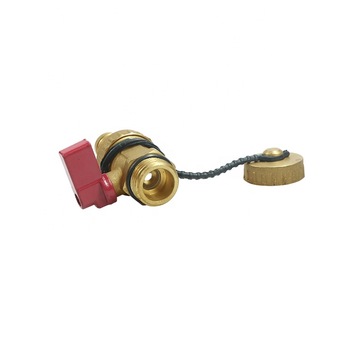 Red handle new style magnetic lockable water ball valve