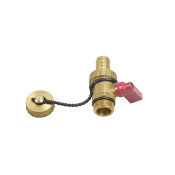 Red handle new style magnetic lockable water ball valve