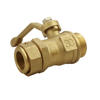 China manufacture high quality forging ball valve with brass handle