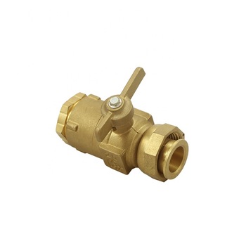 New design small size forged brass pex pipe water control ball valve
