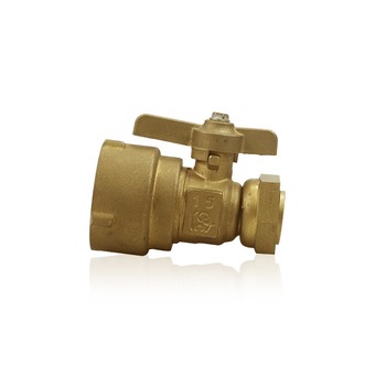 Professional supplier low price 2way ball valve with hexagon mouth