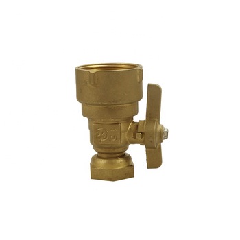 Professional supplier low price 2way ball valve with hexagon mouth