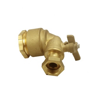 Wholesale chrome plated ball valve with brass handle