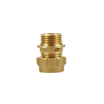 1/2-28 to 3/4 npt male and female brass compression fittings reducing adapter